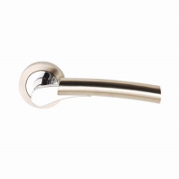 Excel Hardware Ultimo Door Handle on Rose Dual Chrome/Nickel