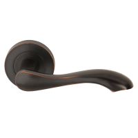 Excel Hardware Venus Door Handle on Rose Oil Rubbed Bronze