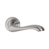 Excel Hardware Venus Door Handle on Rose Satin Chrome