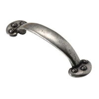 Finesse Fittings 110mm 017  Pewter Cupboard Handle Natural Pewter