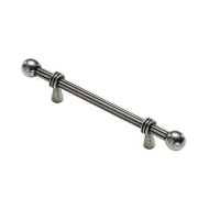 Finesse Fittings 235mm Column Cupboard Handle Natural Pewter