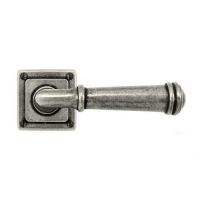 Finesse Fittings Durham Door Handle on Jesmond Rose Natural Pewter