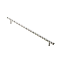 Fingertip Design 1020mm Steel T Bar Cupboard Handle Satin Nickel