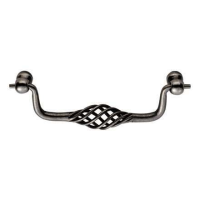 Fingertip Design 142mm Steel Cage Drop Cupboard Handle Antique Steel