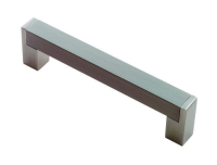 Fingertip Design 143mm Square Section Cupboard Handle Satin Nickel