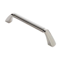 Fingertip Design 152mm Duo Cupboard Handle Dual Chrome