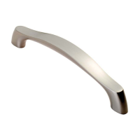 Fingertip Design 155mm Chunky Arched Grip Cupboard Handle Satin Nickel