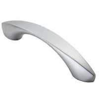 Fingertip Design 164mm Arcovale Cupboard Handle Satin Nickel