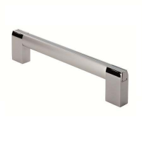 Fingertip Design 172mm Solano Cupboard Handle Dual Chrome