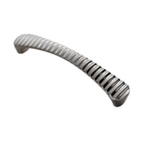 Fingertip Design 175mm Crinkle Cupboard Handle Satin Nickel