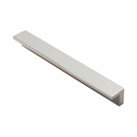 Fingertip Design 175mm L Section Cupboard Handle Polished Chrome