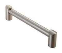 Fingertip Design 180mm Bar Cupboard Handle Satin Nickel