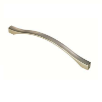 Fingertip Design 182mm Saro Bow Cupboard Handle Satin Nickel