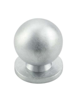 Fingertip Design 18mm Diameter Ball Cupboard Knob Satin Chrome