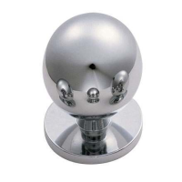 Fingertip Design 25mm Diameter Ball Cupboard Knob Polished Chrome