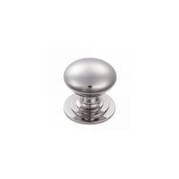 Fingertip Design 25mm Victorian Cupboard Knob Polished Chrome