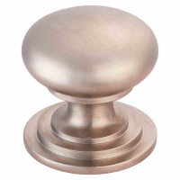 Fingertip Design 25mm Victorian Cupboard Knob Satin Nickel