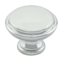 Fingertip Design 29mm Shaker Style Cupboard Knob Polished Chrome