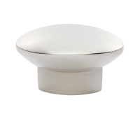 Fingertip Design 3000 Range Oval Cupboard Knob Satin Nickel 