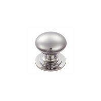 Fingertip Design 32mm Victorian Cupboard Knob Polished Chrome