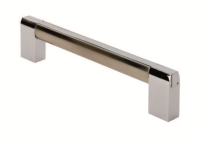 Fingertip Design 332mm Solano Cupboard Handle Dual Chrome/Nickel