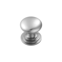 Fingertip Design 42mm Victorian Cupboard Knob Satin Chrome