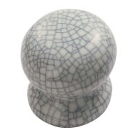 Fingertip Design 45mm Midnight Blue Crackle Porcelain Cupboard Knob