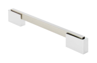 Fingertip Design 488mm Aria Cupboard Handle Dual Chrome/Nickel