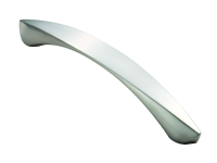 Fingertip Design 98mm Arcovale Cupboard Handle Satin Nickel