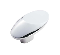 Fingertip Design Crescent Cupboard Knob Polished Chrome