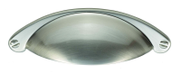 Fingertip Design Cup Pattern cupboard Handle Satin Nickel