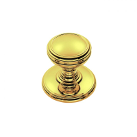 Fingertip Design Delamain 25mm DK47 Cupboard Knob Polished Brass