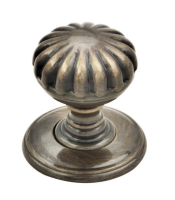 Fingertip Design Delamain 27mm Flower Cupboard Knob Florentine Bronze