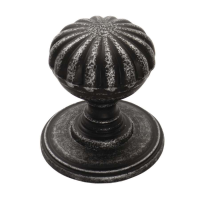 Fingertip Design Delamain 27mm Flower Cupboard Knob Pewter Effect