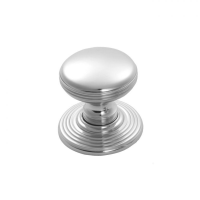 Fingertip Design Delamain 28mm DK49 Ringed Cupboard Knob Polished Chrome