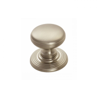 Fingertip Design Delamain 28mm DK49 Ringed Cupboard Knob Satin Nickel