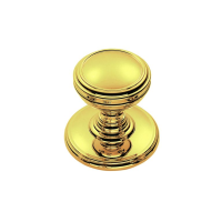 Fingertip Design Delamain 38mm DK47 Cupboard Knob Polished Brass