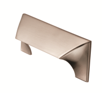 Fingertip Design European Designer 120mm Capori Cupboard Handle Satin Nickel