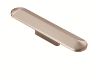 Fingertip Design European Designer 120mm Taurini Cupboard Handle Satin Nickel