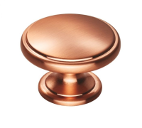 Fingertip Design Oxford Cupboard Knob Satin Copper