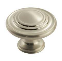 Fingertip Design Pattern Cupboard Knob Satin Nickel