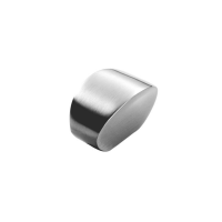 Fingertip Design Pinch Cupboard Knob Polished Chrome