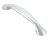 Fingertip Design Platypus Bow Cupboard Handle Polished Chrome