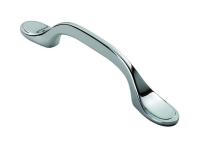 Fingertip Design Shaker Style Cupboard Handle Polished Chrome