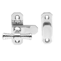 Fingertip Design T - Handle Cupboard/Window Fastener Polished Chrome