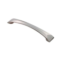 Fingertip Design Tapered Cupboard Handle Satin Nickel