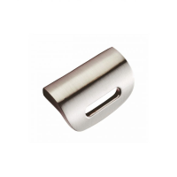 Fingertip Design Visor Cupboard Knob Satin Nickel