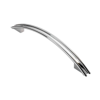 Fingertip Design Wire Pattern Cupboard Handle Polished Chrome