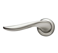 Fortessa Achilles Door Handle On Rose Satin Nickel