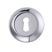 Fortessa Rounded Standard Escutcheon Polished Chrome